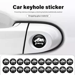 8pcs Car Door Keyhole Sticker Lock Protector Anti-blocking Decal For Suzuki Jimny jb64 jb74 jb43 jb53 jb32