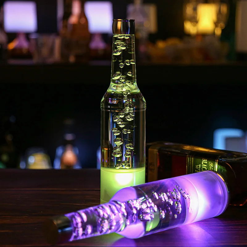 

Creative New Wine Bottle Table Lamp Bar LED Charging Night Light Clear Bar KTV Nightclub Card Seat Atmosphere Bar Table Lamp