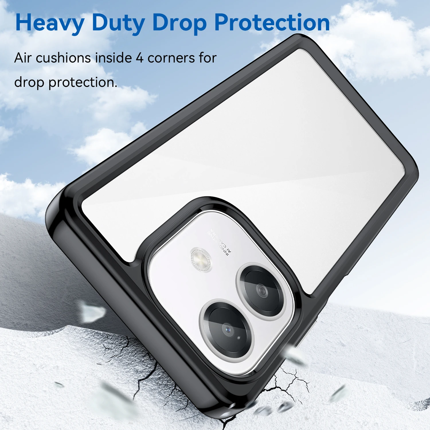 Transparent Colorful TPU Case for OPPO A40 A40M A80 5G A60 A3 Pro A3x Protective Cover Clear Fundas Coque Capa
