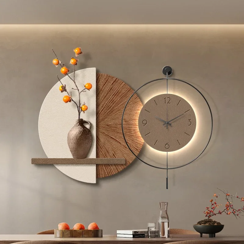 

Unique Minimalist Wall Clocks Luminous Art Mural Living Room Wall Watch Modern Luxury Creative Relogio De Parede Home Decor