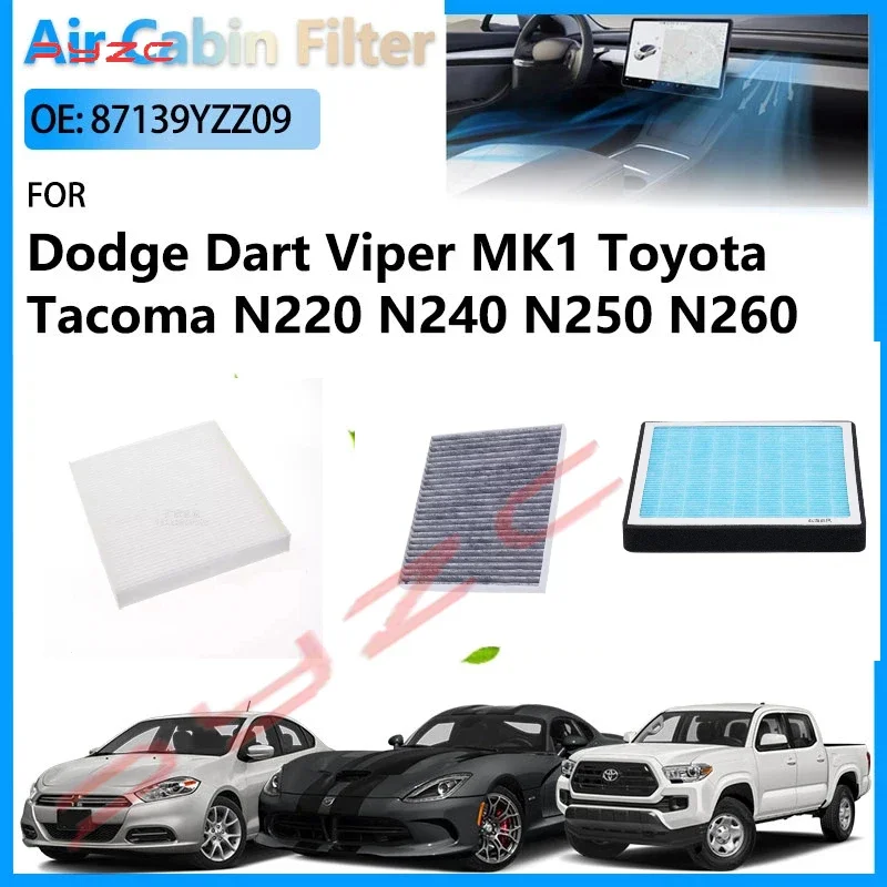 HEPA Car Activated Carbon For Toyota Tacoma N220 N240 N250 N260 N270 N300 Dodge Dart 2013 - 2016 Viper MK1 87139YZZ09 68164981AA