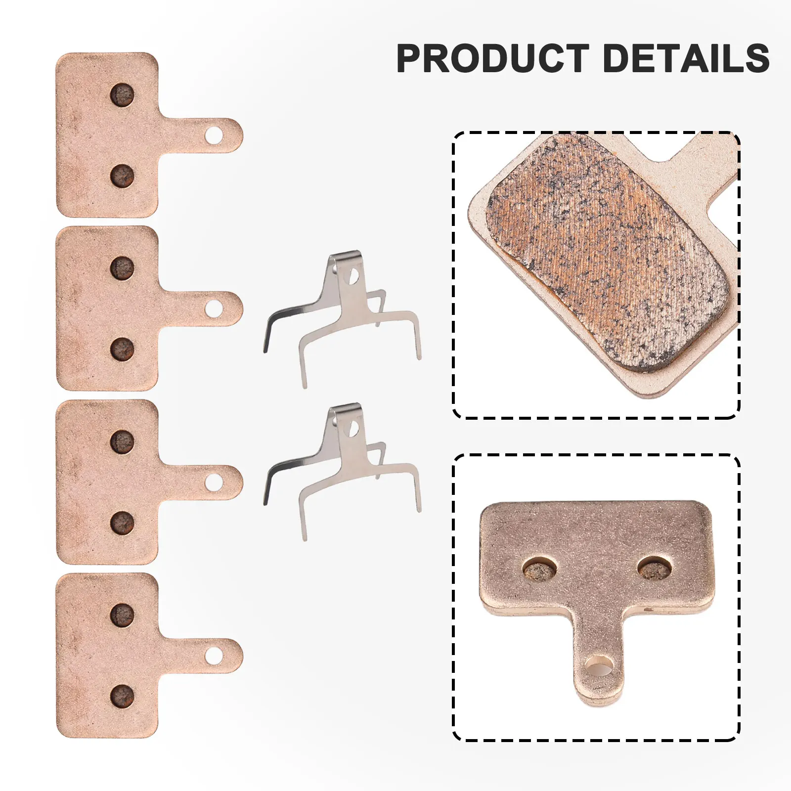 

Upgrade To Full Metal Ebike Brake Pads For XOD Brake Calipers And Experience Outstanding Braking Performance 2 Pairs