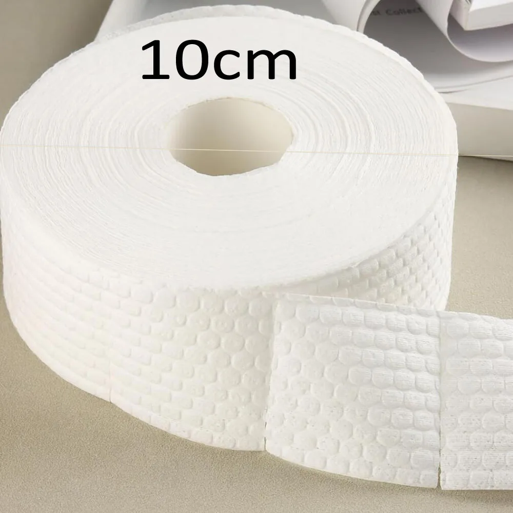 300/500 ピース/ロール糸くずの出ない綿ネイルワイプ使い捨てジェルポリッシュパウダーメイク落としパッドマニキュアサロン化粧品クリーン紙