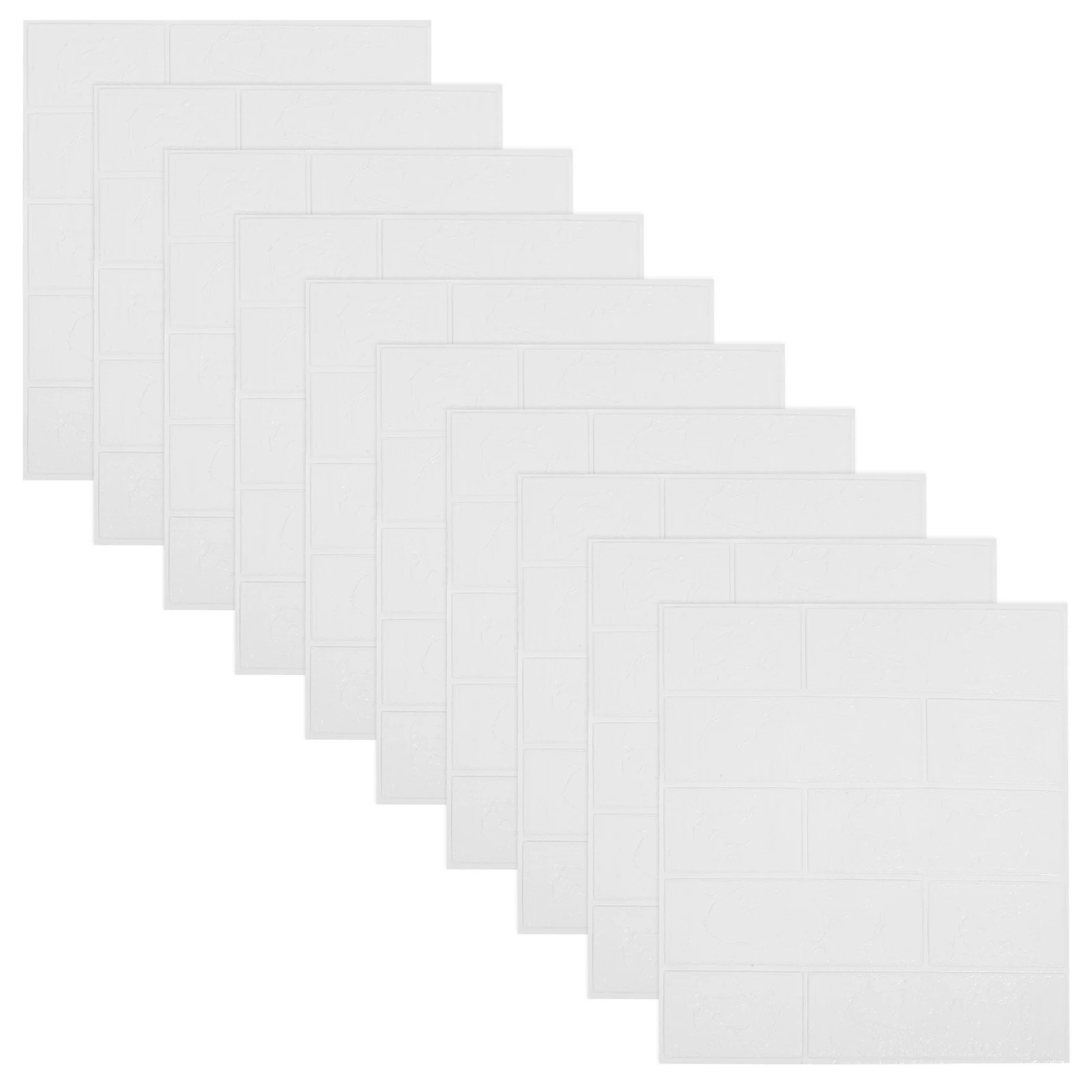 

20pcs Simulation Brick Wall Stickers 3D Self-Adhesive Wallpaper For Home Decor Peel Stick Removable Wall Decals Brick Sticker