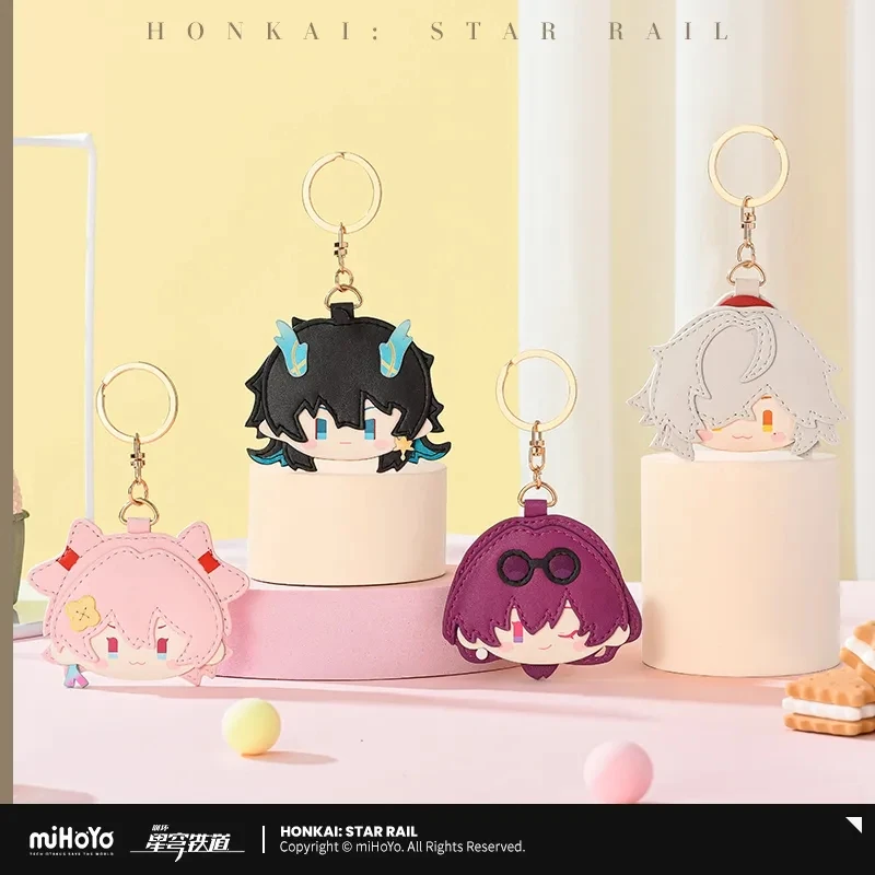 miHoYo Gioco Ufficiale Honkai Star Rail PU Ciondolo 7 marzo Kafka DanHeng JingYuan Anime Prop Portachiavi Cartoon Cosplay Regali di Natale