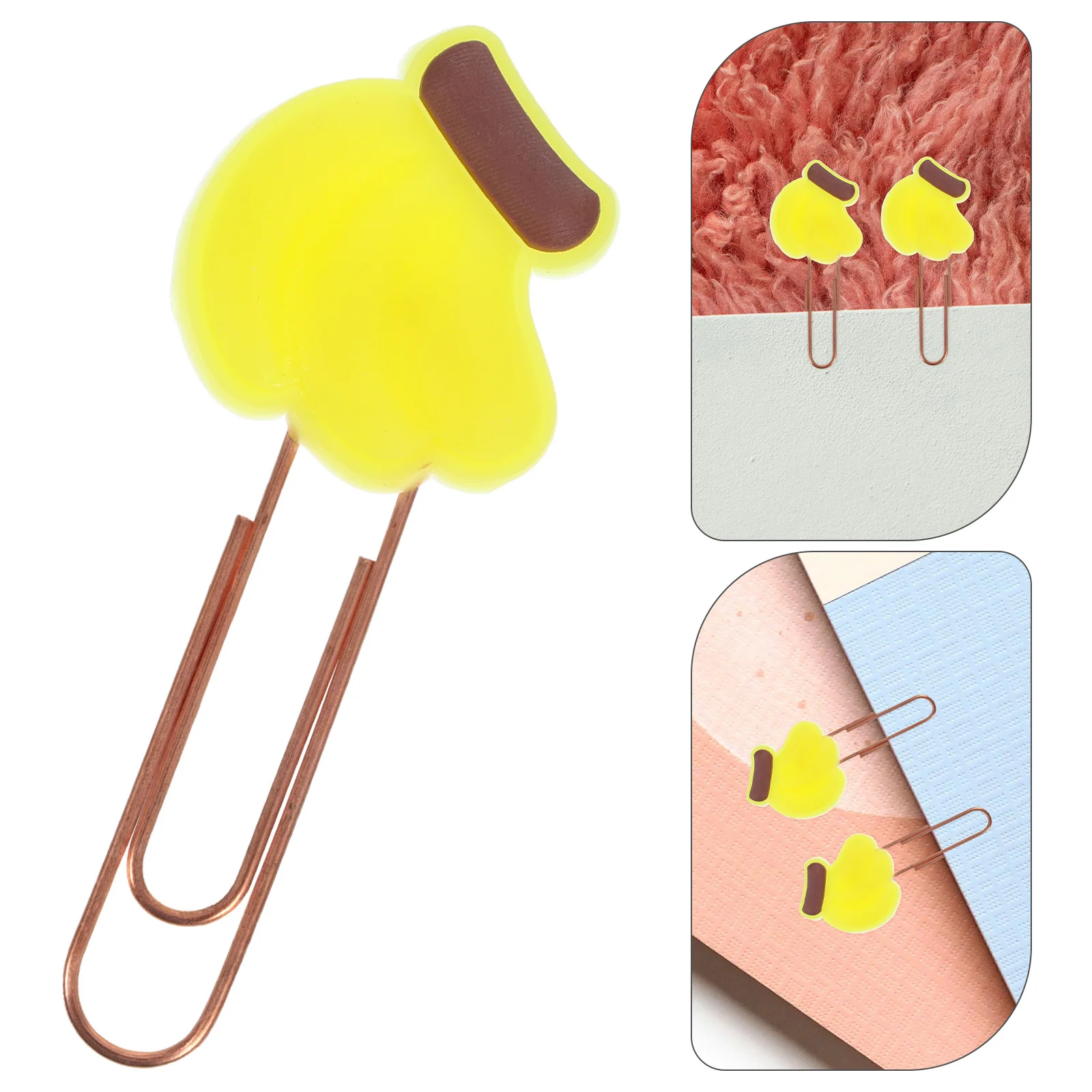 

20Pcs Fruit Shape Cartoon Paper Clips Cute Metal Document Document Clips Office Study Decorative Small Clip Paper Clip