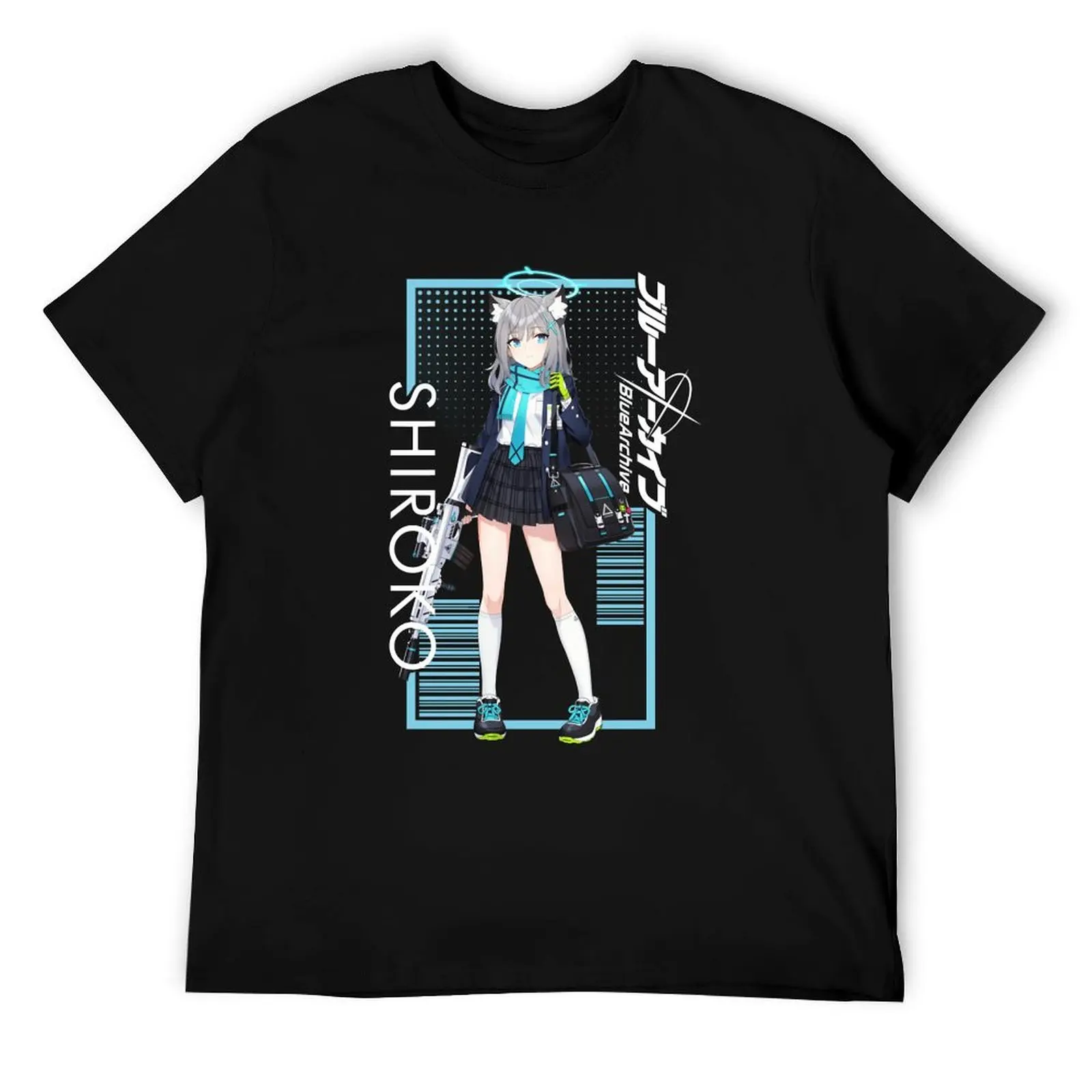 

Blue Archive - SHIROKO - Character Portrait T-Shirt man tshirt anime t shirts oversize t shirts for man graphic vintage T-Shirt