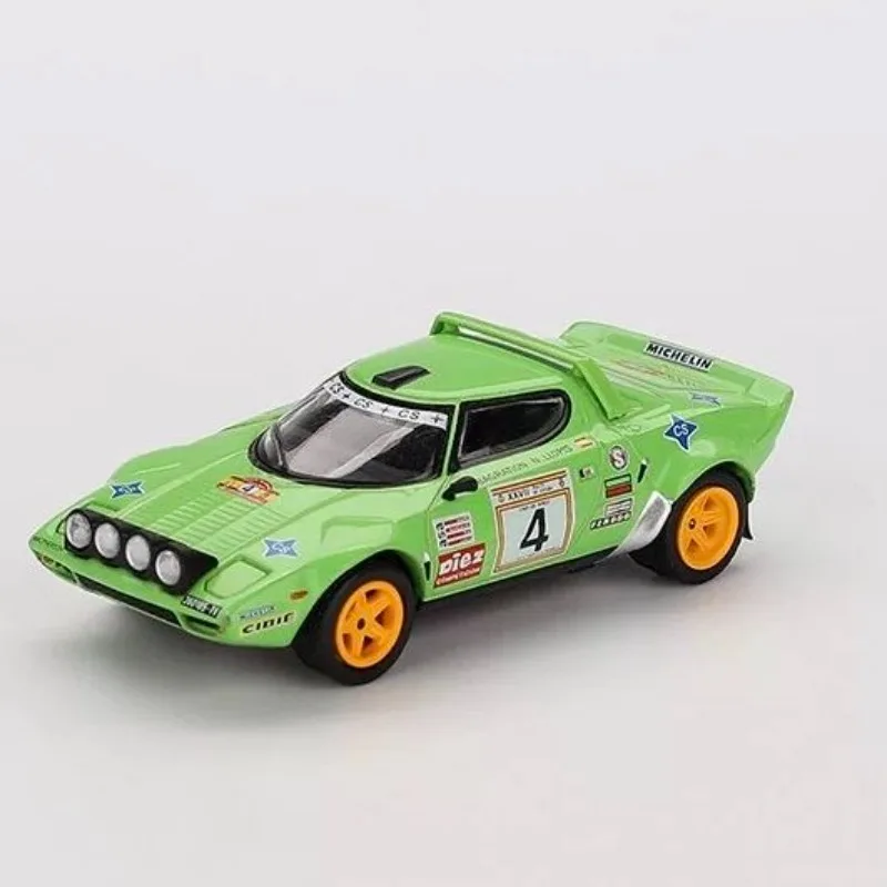 Diecast MINIGT 1:64 Scale Stratos HF #4 Racing Car 1050 Alloy Car Model