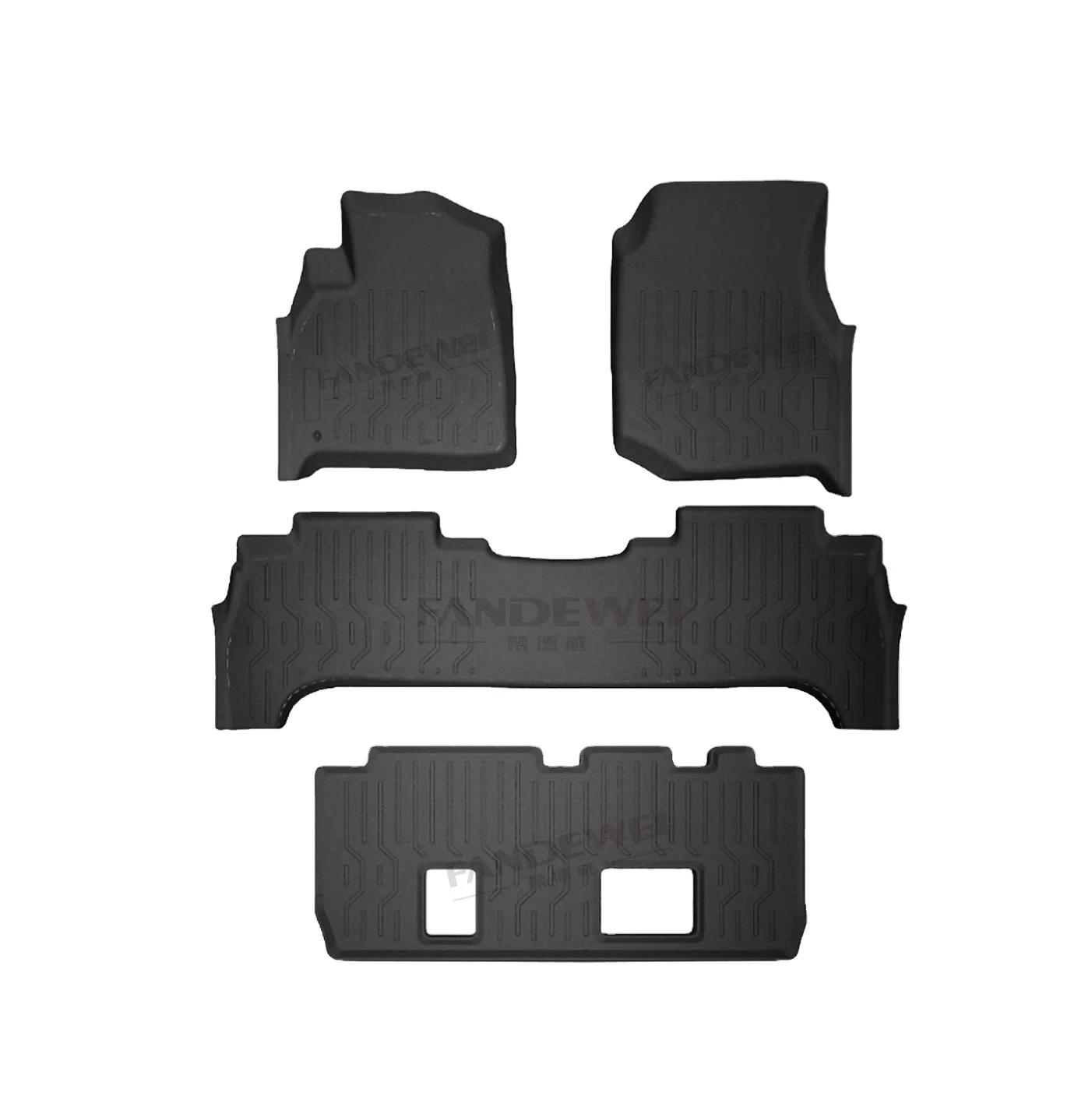 

Hot-selling Buy Car Mats Car Accessories Customized Car Floor Liners for TOYOTA LANDCRUISER LC100 (7 Seats)