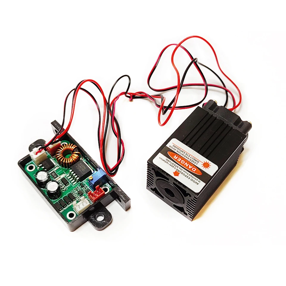 

638nm 1W 1.2W Focus Dot Red Laser Module 1000mW Multimode Diode DC12V Driver