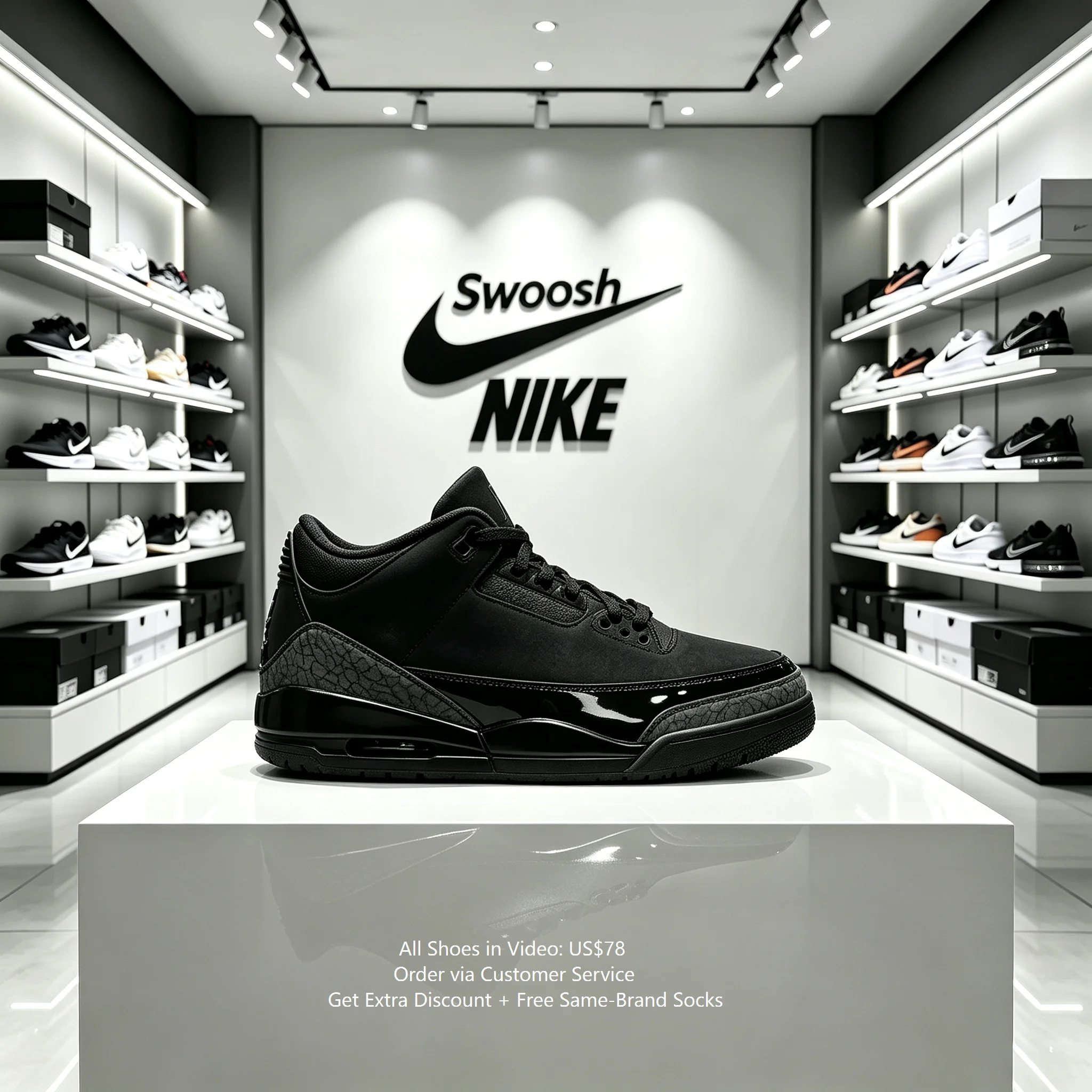 Women'S Shoes Nike Jordan - Nike Jordan Air Jordan 3 Black