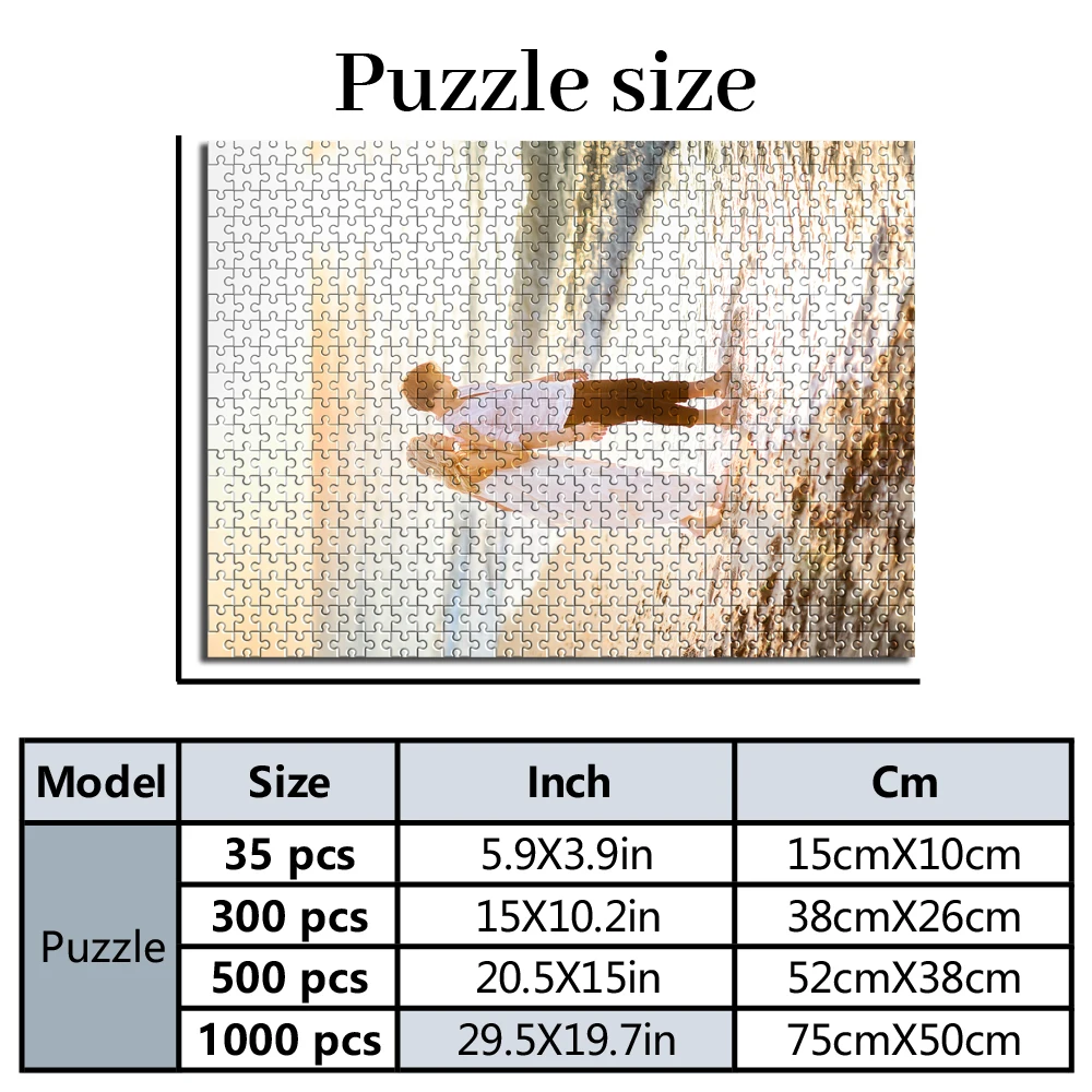 Personalized Custom Photo Puzzle Custom Beach Couple From Your Photo, Custom Puzzle For Adults, Photo Jigsaw, Family Memories