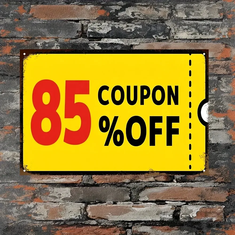 Metal Sign 8x12 Inch, 2D Flat Rustic Wall Art for Indoor Outdoor, Durable Aluminum Gift