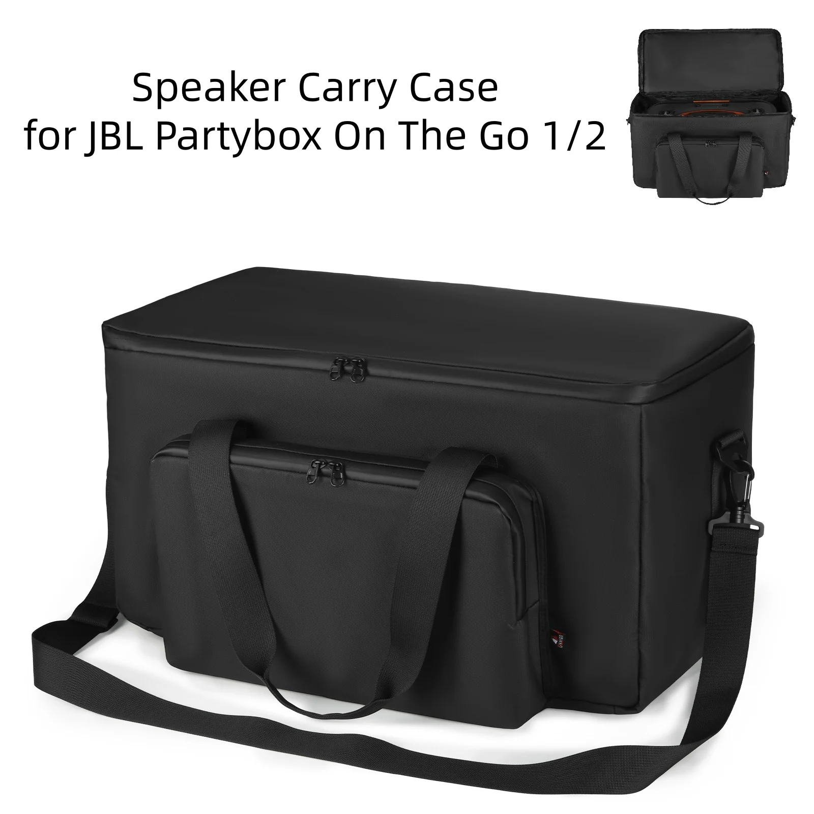 

For JBL Partybox On The Go 1st/2nd Generation Speaker Carrying Case Portable Handheld Single-Shoulder Strap Bag