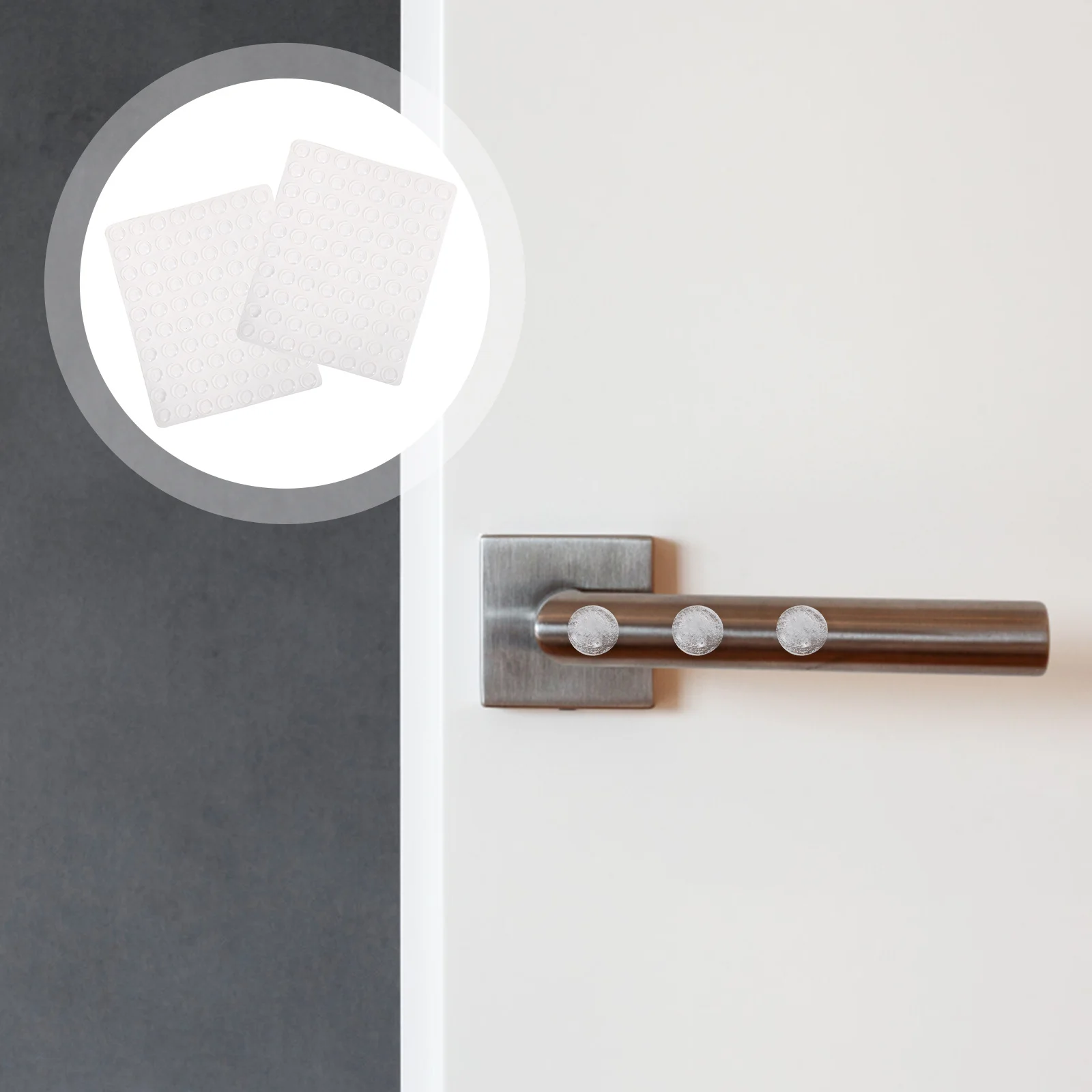 

2 Sheets Clear Cabinet Door Bumpers Noise Reduction Self Adhesive Cushion Pads for Kitchen Cabinets Drawers Cupboards