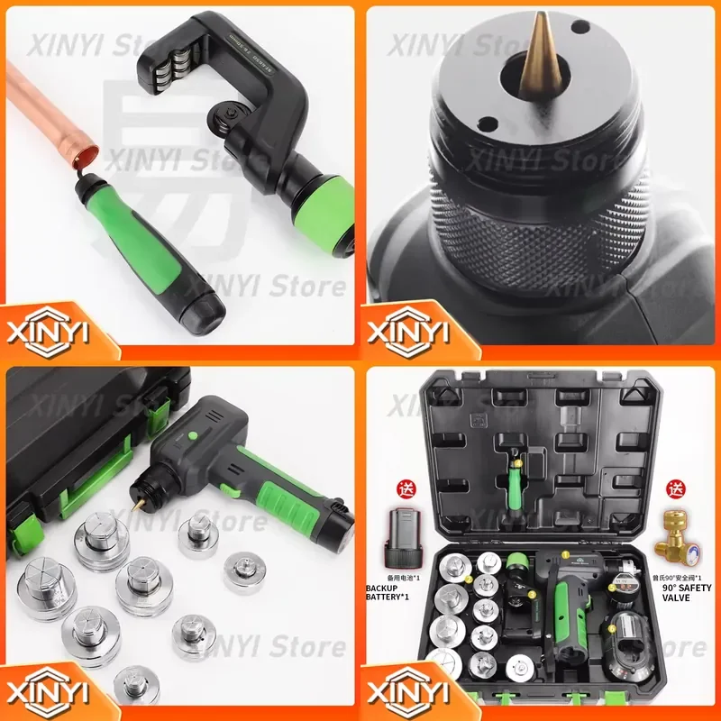 Tube Expander ST-E300A for Copper Pipe Cup-shaped Mouth Electric Pipe Expander for Hydraulic Copper Tube