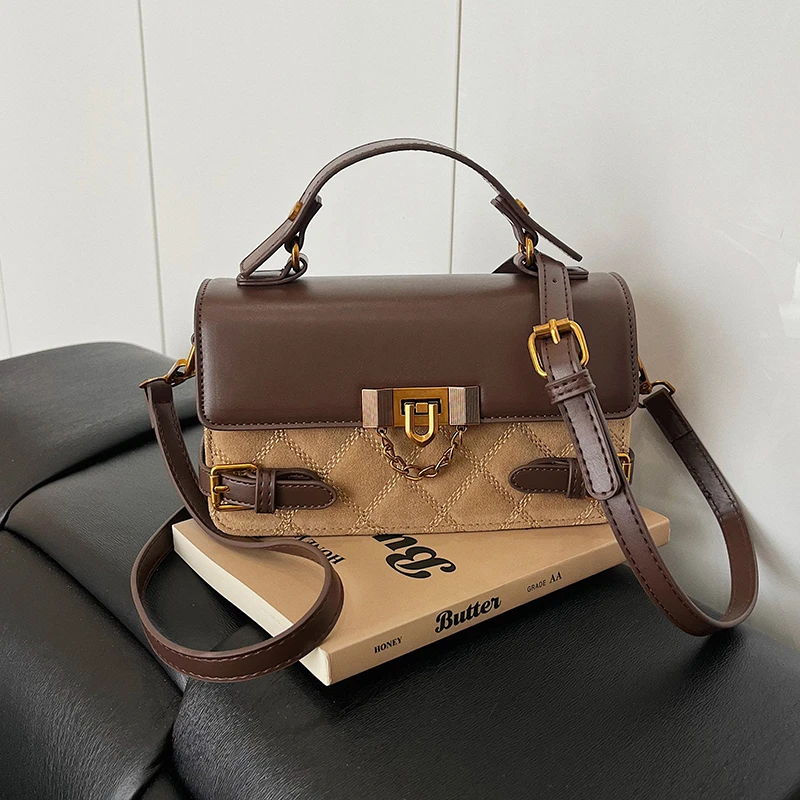

Popular style women's crossbody bag, luxurious and fashionable small square bag, classic and trendy shoulder bag