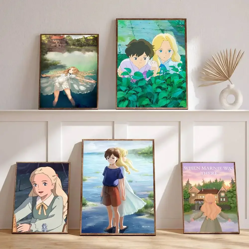 1pc When Marnie Was There Poster Sticker Print Waterproof Wall Art For Living Room Bedroom Home Decor