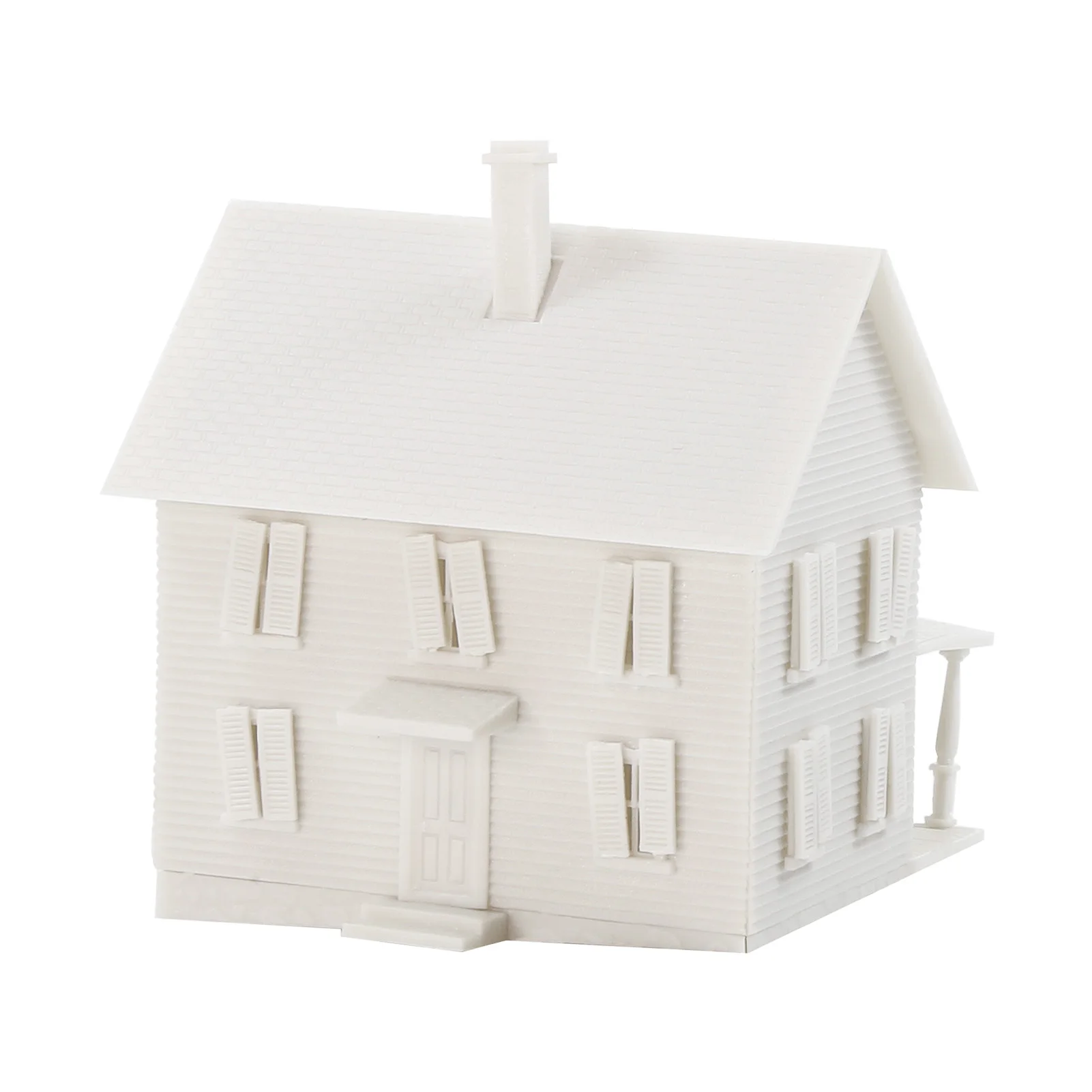 Evemodel Modello Railraod Building N Scala 1:160 Modello Casa stregata Smontato Non verniciato JZN5883JJ
