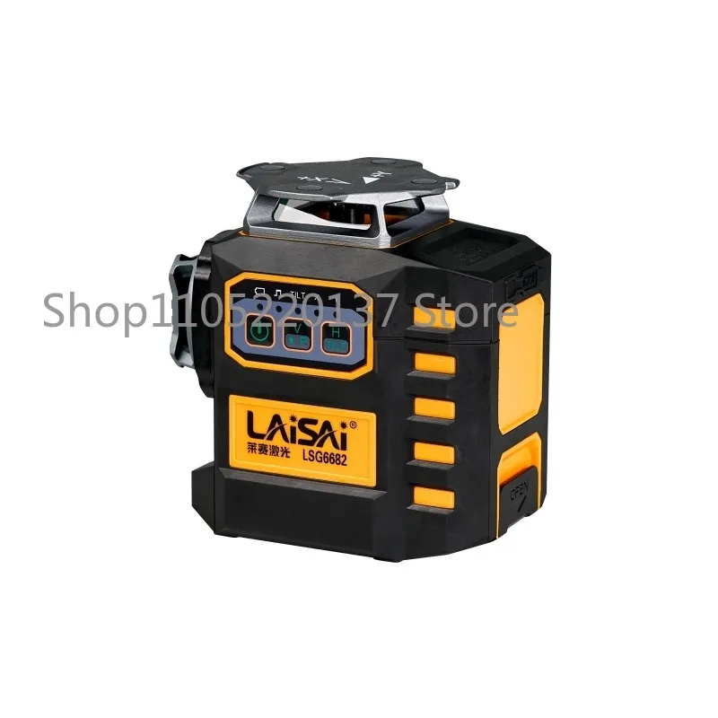Laisai Cross Line Levels 360 Auto Level 12 Lines Green 3d Survey Equipment Optical Level Machine