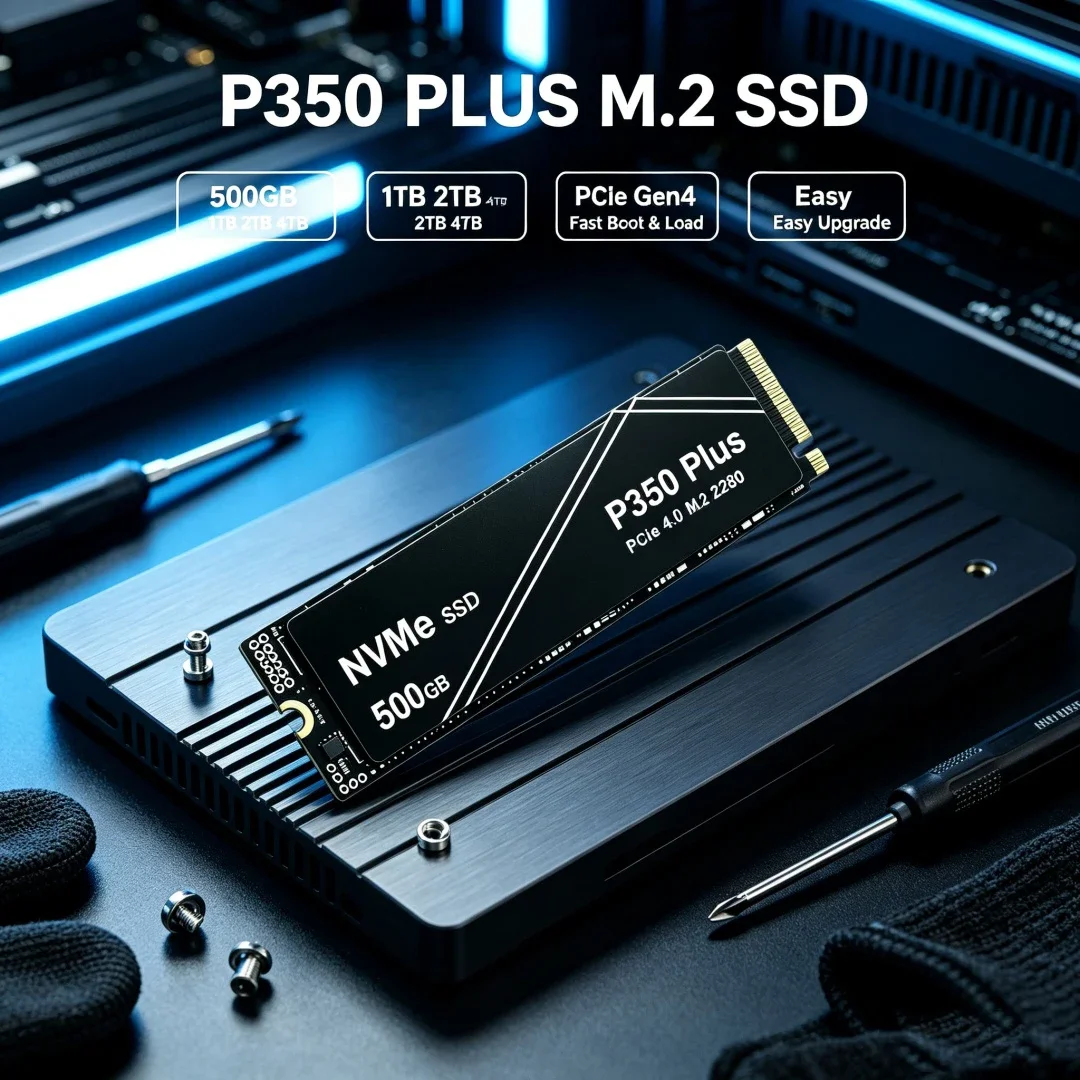 1TB 2TB 4TB PCIe Gen4 NVMe M.2 SSD 7300MB/s High Speed Gaming