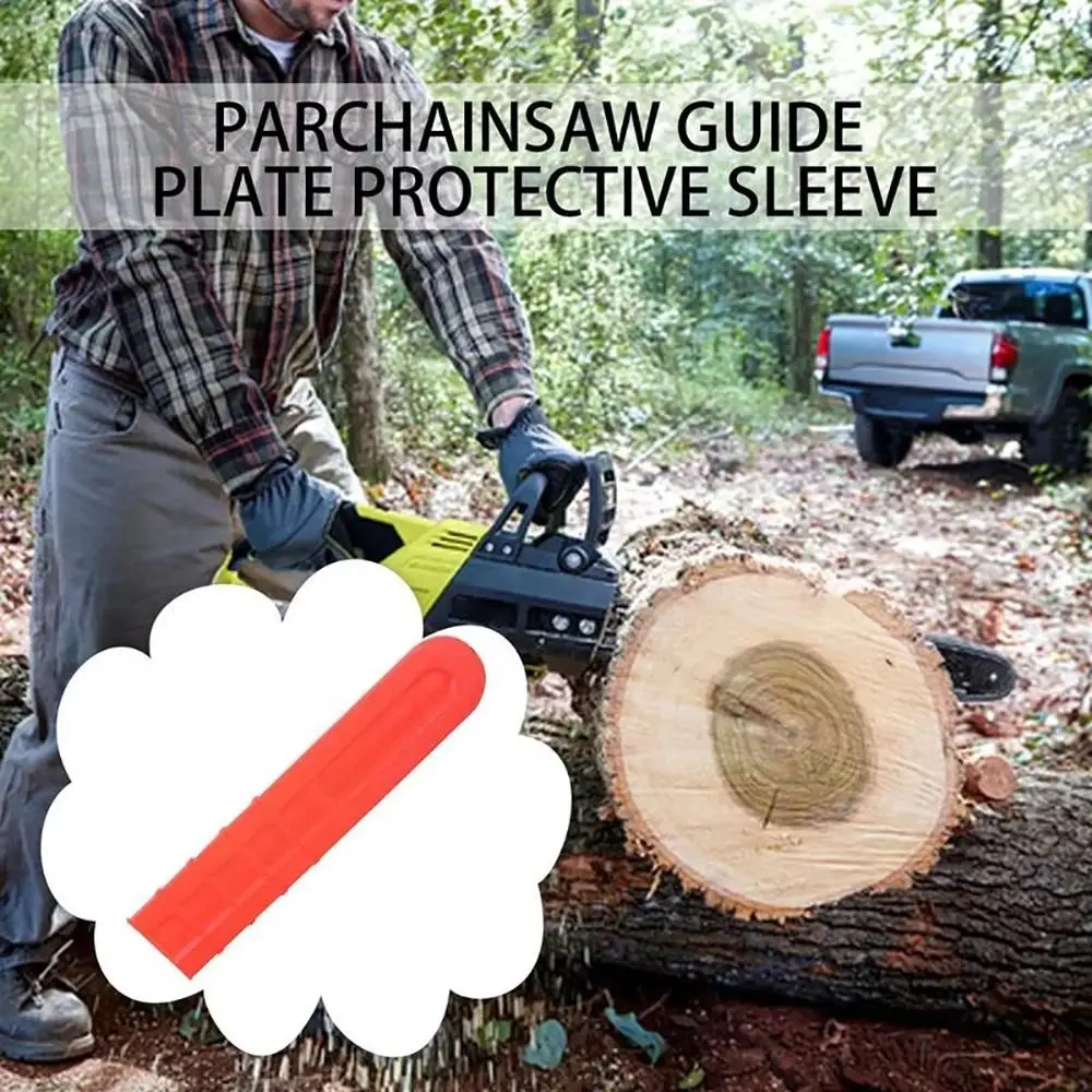1Pcs 10-24inch Chain Saw Guide Cover Anti-scratch Plastic Chain Saw Bar Protector Plate Guard Cover for Outdoor Activities