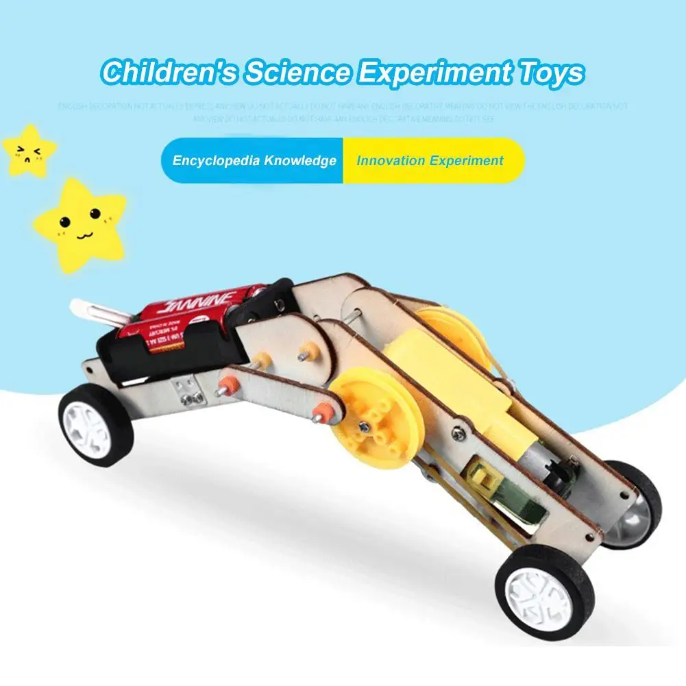 Electronic DIY Worm Crawling Robot Model Movable Assembly Model Toy Children Learning Physics Experiments Supplies