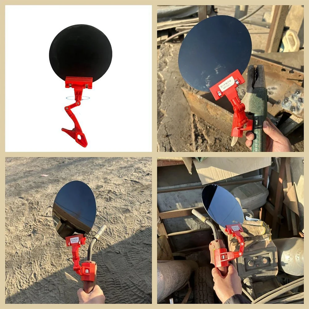 Clip-On Handheld Welding Cover Adjustable Angle Shade Welding Shield Welding Eye Protection Protective Shield for Welding Torch