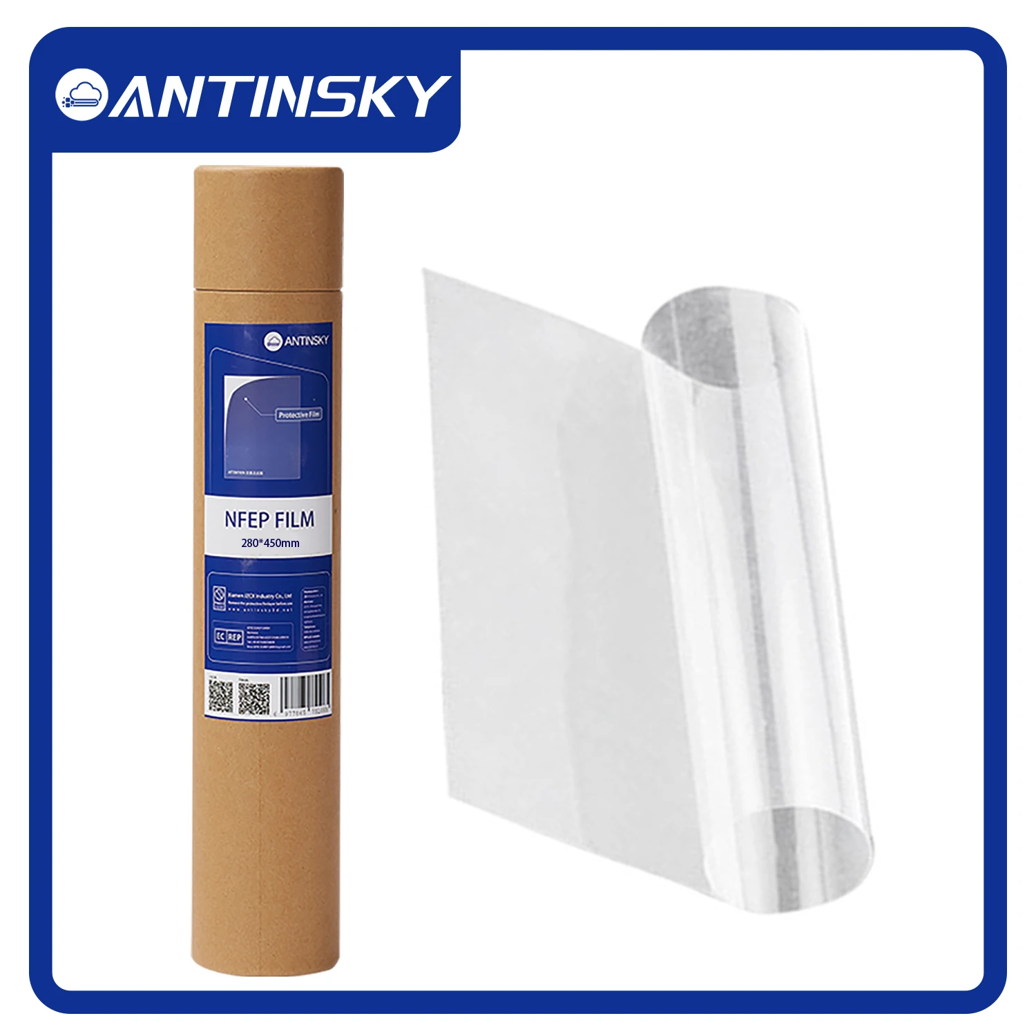 Пленка Antinsky 10.1 дюйма PFA (NFEP) для Anycubic Photon Mono M5Pro M7Pro M7Max, ELEGOO Saturn 4 Ultra, Mars 5 Ultra (разделительная пленка)
