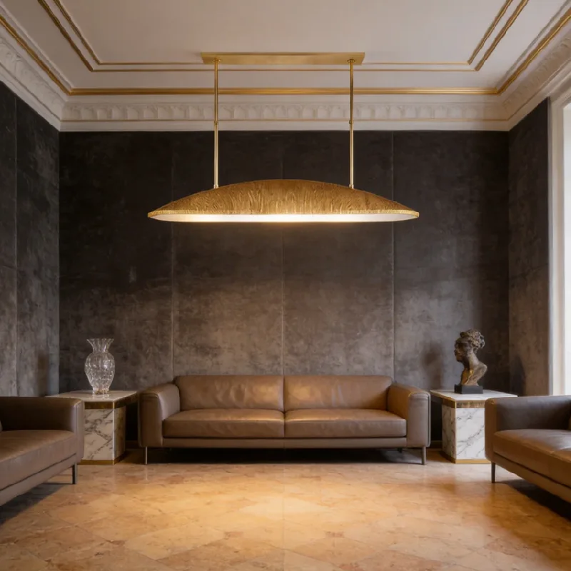Modern Nordic Large Linear Pendant Light For Dining Room Kitchen Island Restaurants Vintage 60 Inch Brass Pendant Ceiling Lamp