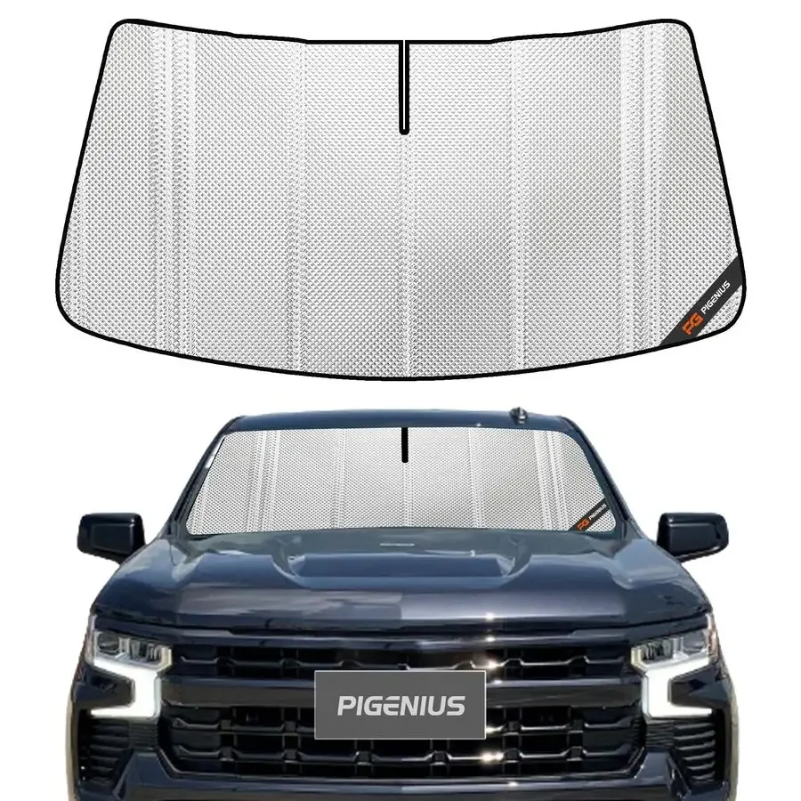 

Козырек от солнца для Chevrolet Silverado GMC Sierra 20192026. Полное покрытие зеркала заднего вида для максимальной защиты