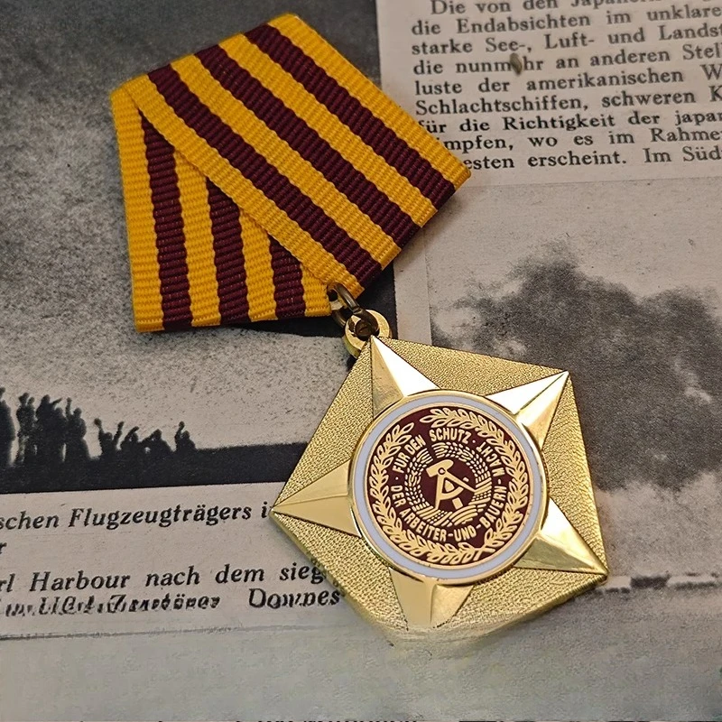 Eastern Front re-engraved 2024-12 Soviet East German Democratic Republic Combat Medal for Service to People and the Fatherland