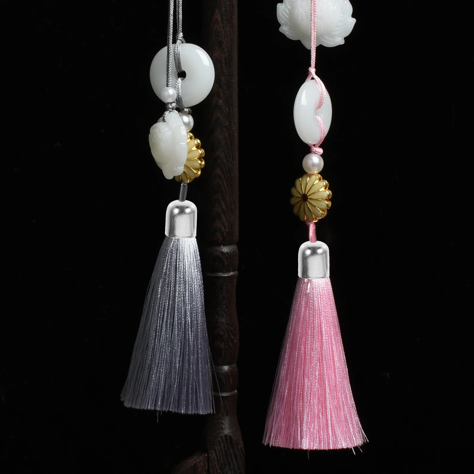 

100Pcs Earring End Cap Findings Tassel Suede Fiber Crimp Bead Metal Cord Jewelry DIY Making Kit Creative Charm Components