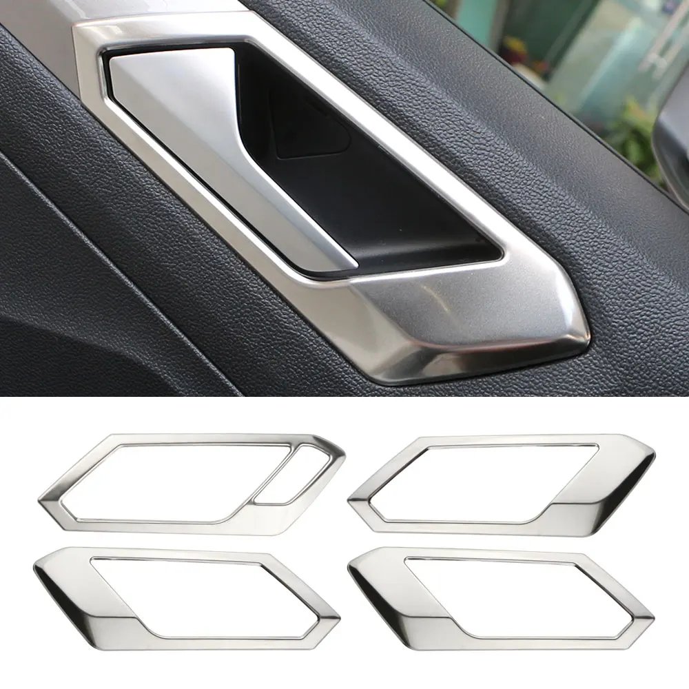 

For Volkswagen VW T-Roc TROC 2018 - 2023 LHD Door Handle Cover Doors Handle Decoration Sticker Trim Frame Interior Accessories