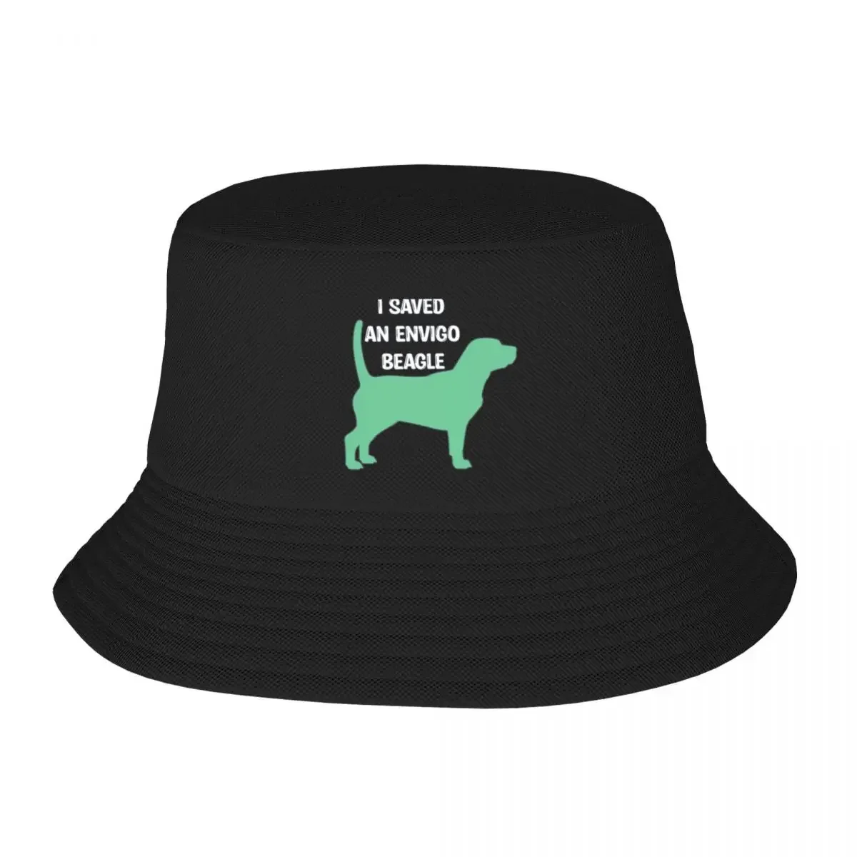 I Saved An Envigo Beagle Bucket Hat summer hat cute Snap Back Hat Men Women's