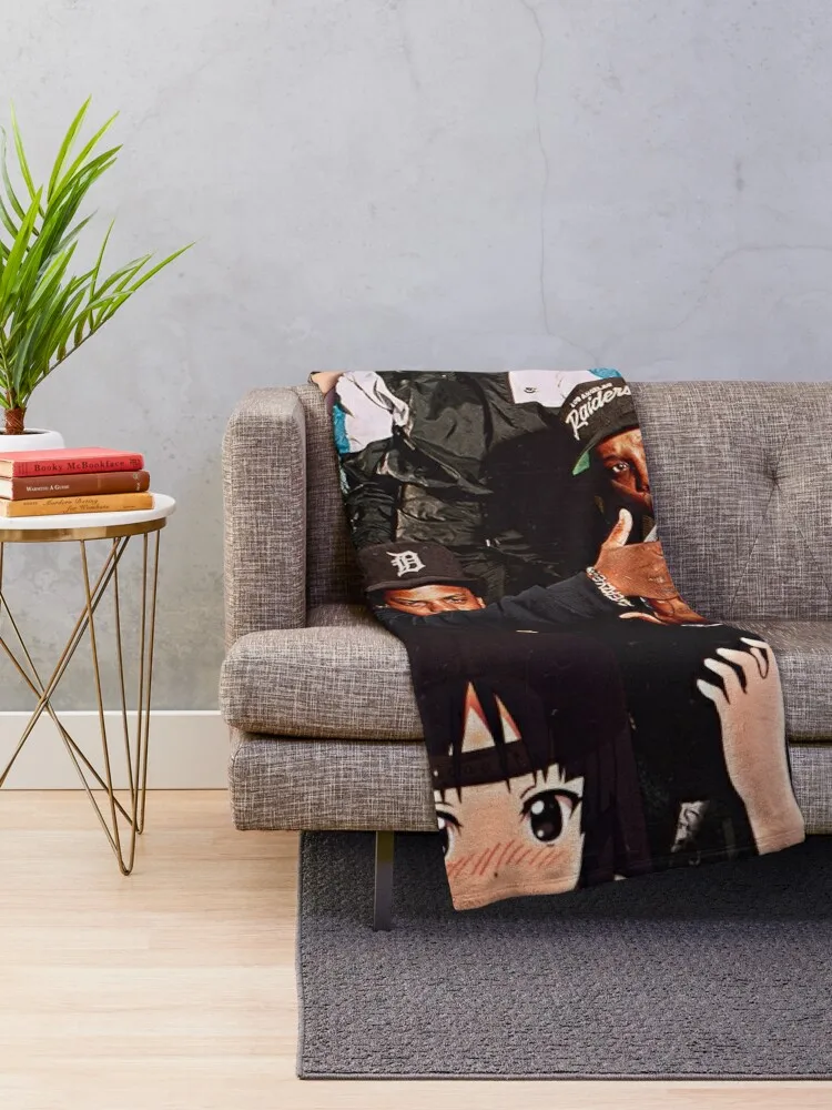 Outta Sakuragaoka High School Throw Blanket Picnic Fashion Sofas cosplay anime Hair Blankets