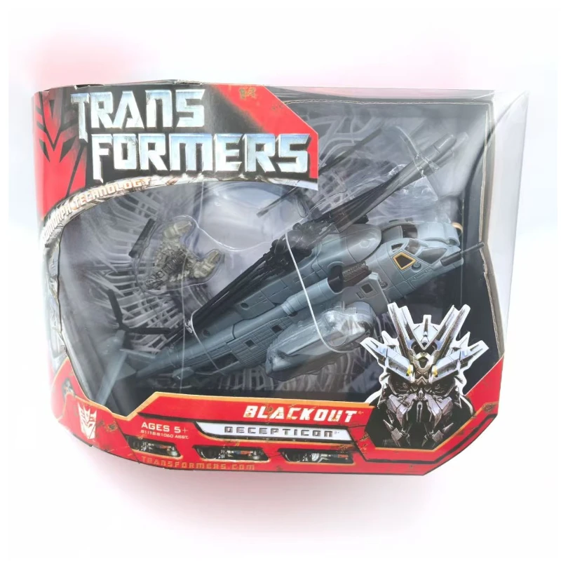 Oryginalne pudełko Transformers G1 V-Class Blackout figurki akcji studio Figure Collect ozdoby robot klasyczne zabawki prezent świąteczny