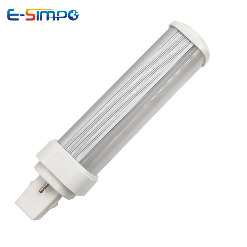 

7W G23-2 2Pin Rotatable LED PLC PL Horizontal Lamp 5.7" 6000k PL-C 13W CFL Sideview Replacement Plug Retrofit Ceiling Down light