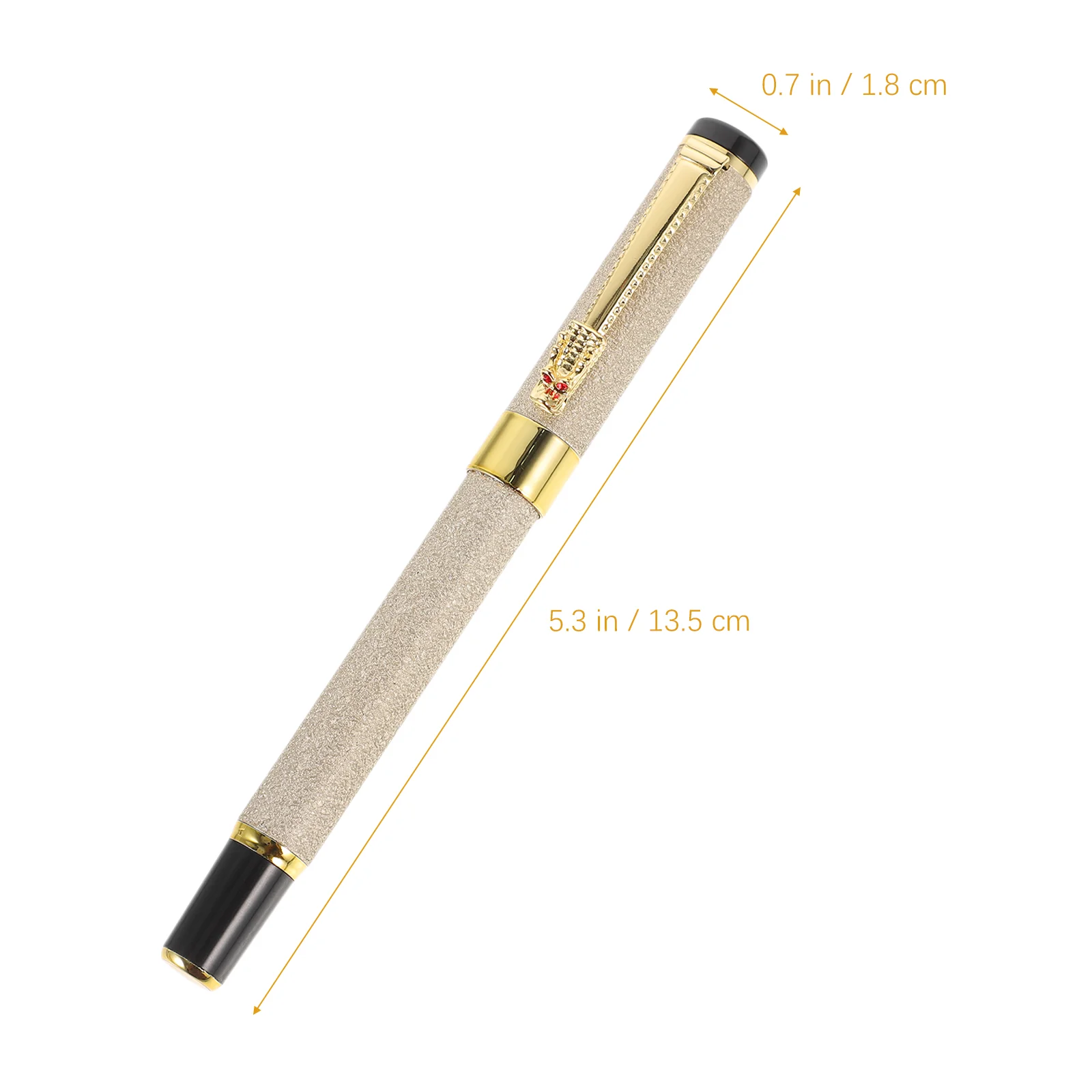 Fountain Pen Business Gift Convenient for Calligraphy Orb Portable Sign Pens Beige Writing