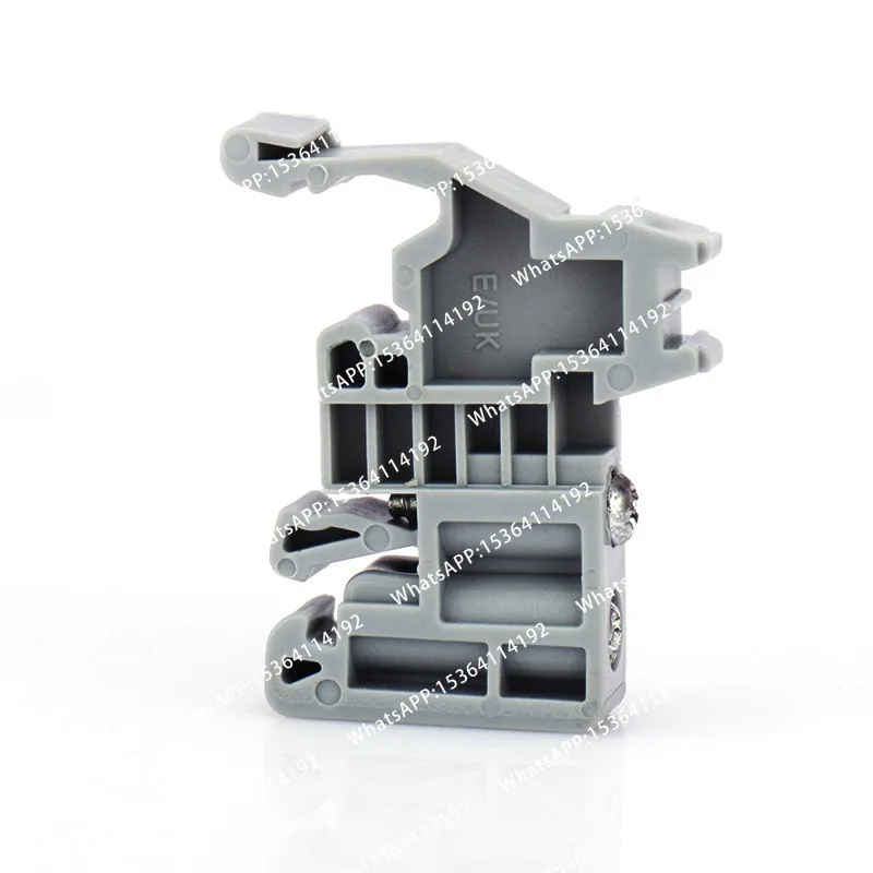 50pcs E/UK Din Rail Universal Terminal Blocks Ending/end E-UK Plastic Wiring Terminals End Stop for UK and SAK