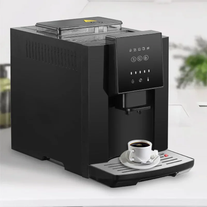 #Fully Automatic Coffee Machine, Espresso Machine, Hot Water and Frothed Milk Makes 20-30 Cups; Adjustable Strength