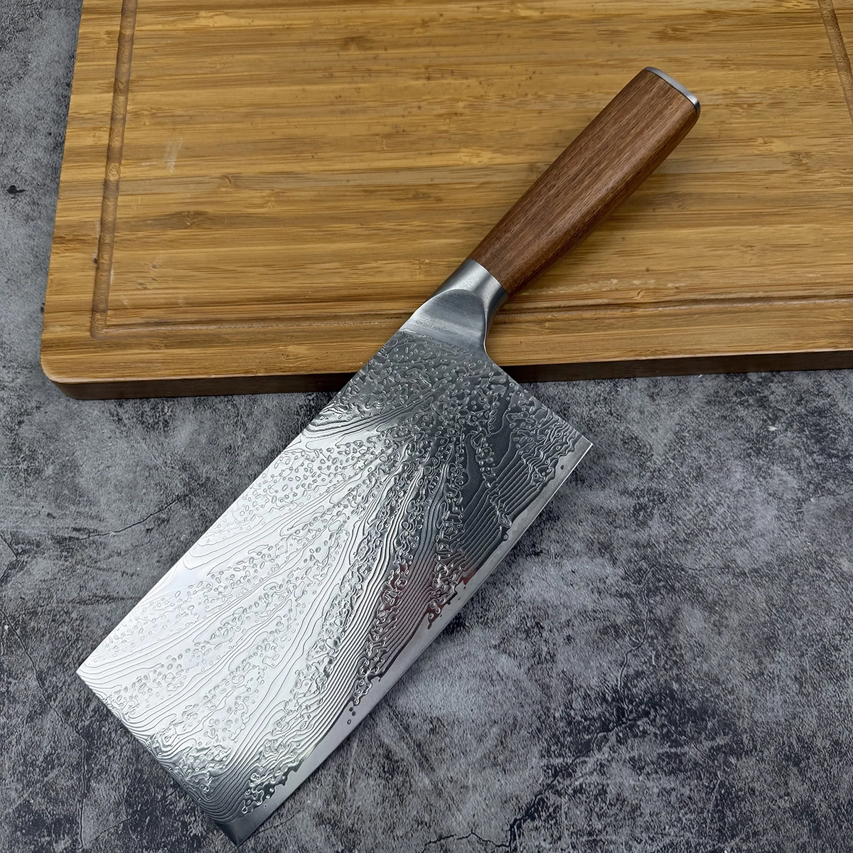 7 Inch Chinese Chef Knife 67-layers Damascus Steel VG10 Blade Messer Slicing Vegetables Cleaver Meat Kitchen Knife Cooking Tools