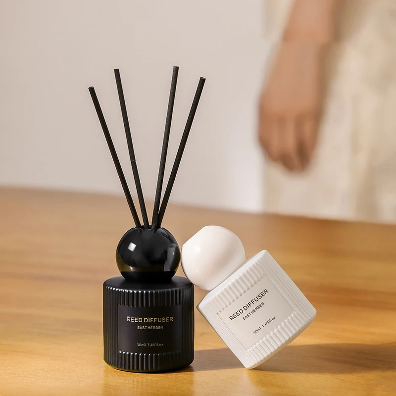 50ml Long-lasting Home Bedroom Fragrance Hilton Shangri-La Jasmine Reed Diffuser Set, Fire Free Essential Oil House Perfume