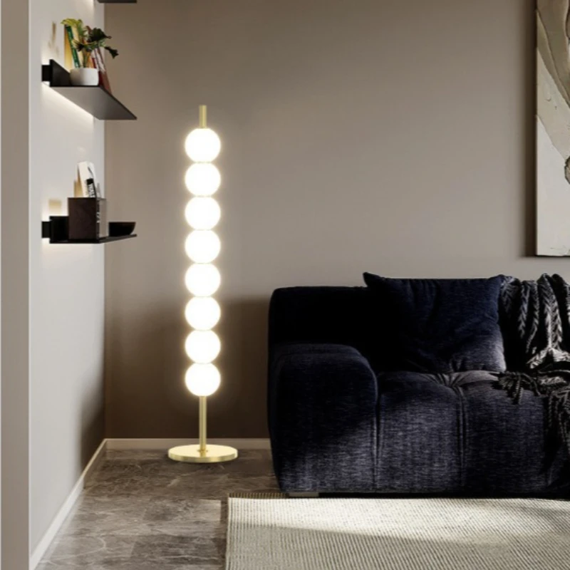 Danish Designer Floor Lamps Gourd Modeling LED Standing Light Villa Living Room Luxury Interior Art Decoration Lighting Fixtures