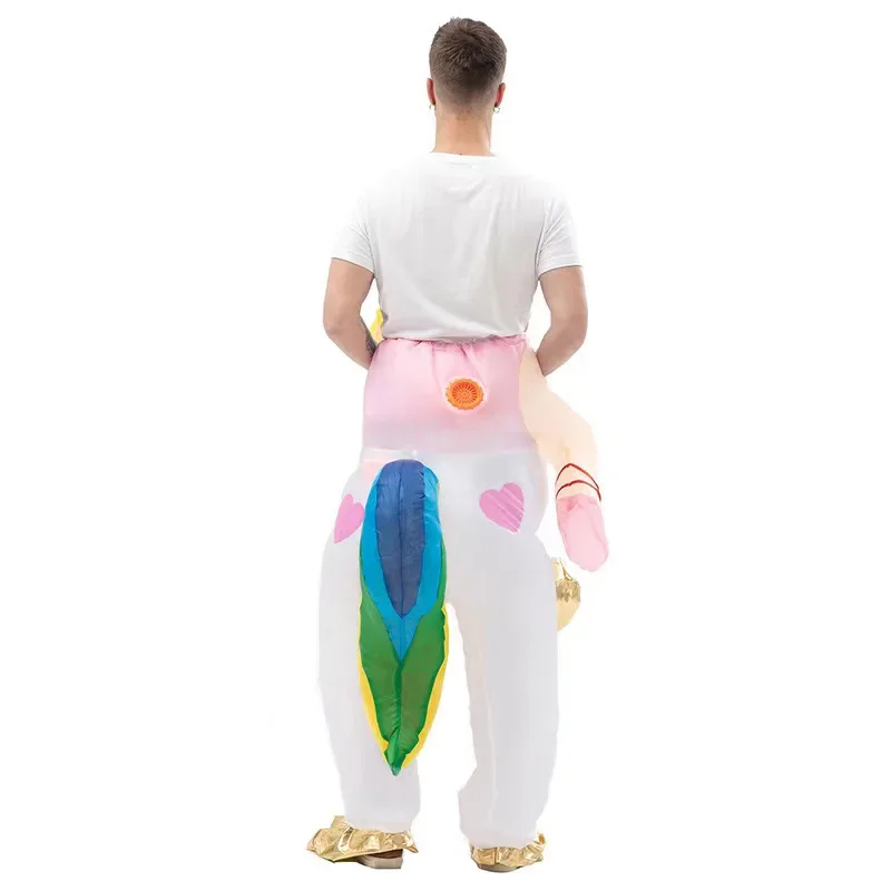 Holiday Party Activities Outdoor Funny Team Building Party Parent-child Colorful Unicorn Inflatable  Adult Children's Suit