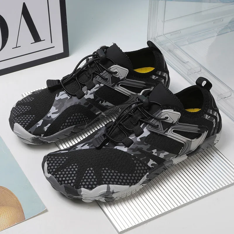 MAIJIAKA New Outdoor Non-Slip Five Finger Shoes Aqua Shoes Quick Dry Upstream Wading Shoes Breathable Creek Tracing Water Shoes