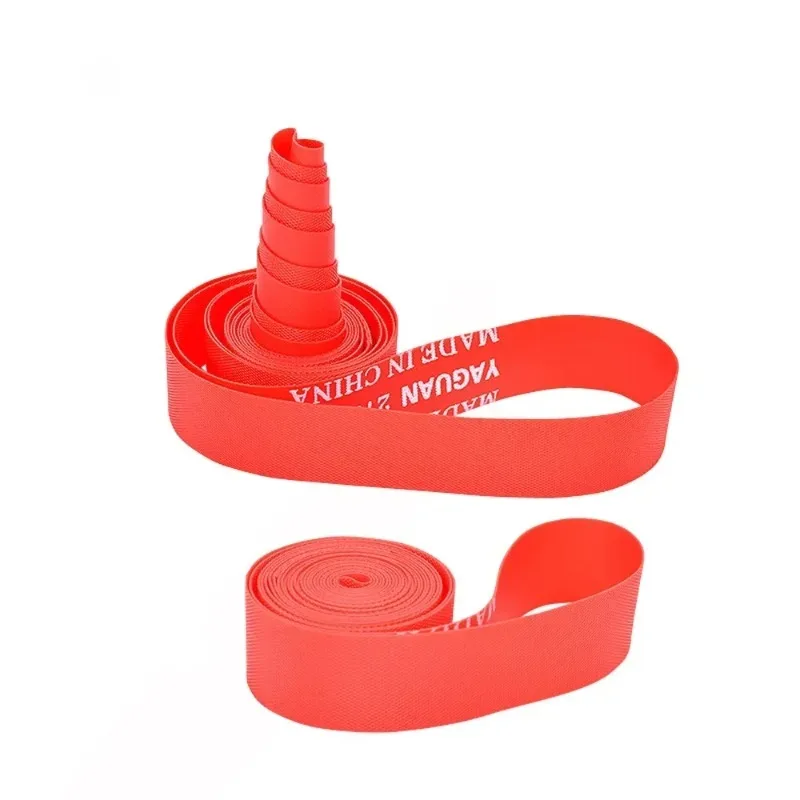 Forro do pneu da bicicleta do PVC, cinto vermelho anti-perfuração, MTB Road Bike Forro Pad, ciclismo Rim Tape Band, protetor de tubo, 18mm de