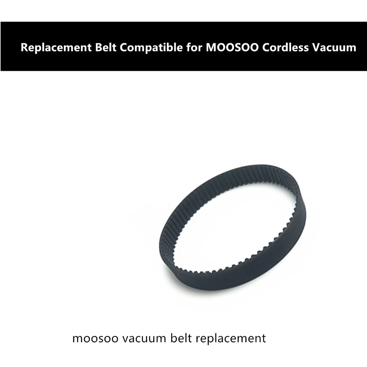 Replacement Belt Compatible for MOOSOO K17, 618A, G201 Cordless Vacuum Cleaner (2 Belt )