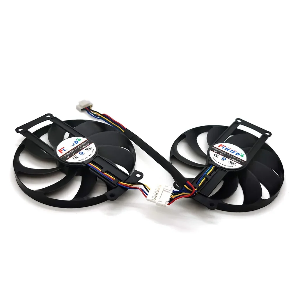 FDC10H12S9-C T129215SU 6PIN RTX 2060 Super GPU Fan for ASUS GTX 1660 1660Ti Dual EVO OC RTX2070 Graphics Card Cooler Fan