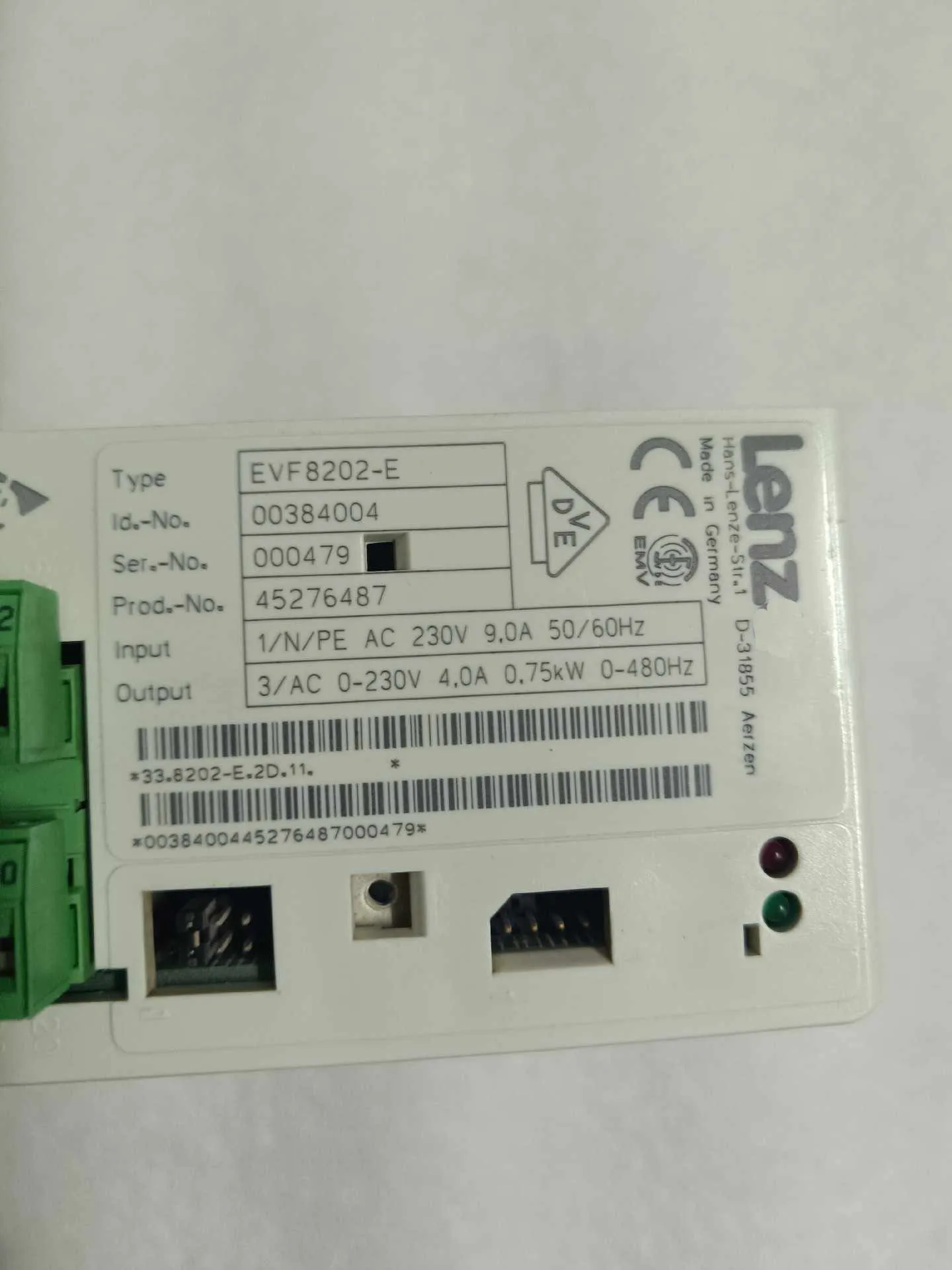 EVF8202-E 8200 Vector para Lenze